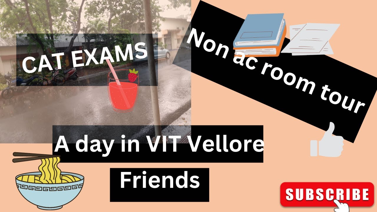 A day in my life - VIT Vellore - YouTube