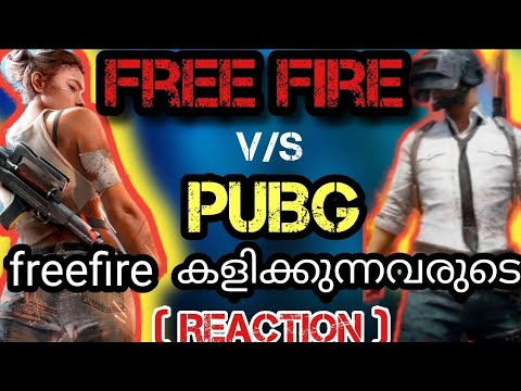 Free fire v/s pubg. Freefire vs pubg live reaction ...