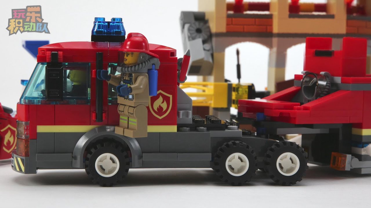 LEGO City 60216 Downtown Fire Brigade【Stop Motion Animation】 - YouTube