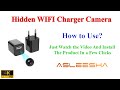 Asleesha Smart WIFI Charger Camera | Night Vision | Hidden Camera | Audio Video Recorder