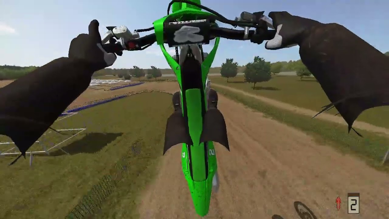 beat my best time in mx bikes!!