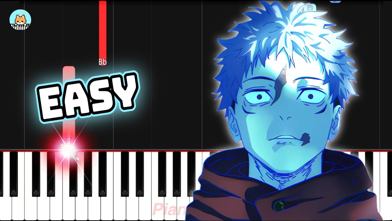 Jujutsu Kaisen Season 3 ED - "Yoake no Uta" - EASY Piano Tutorial & Sheet Music