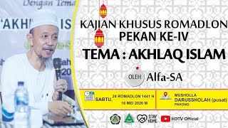 Full Kajian Khusus Romadlon - KH. Shinwani adra'i Sholeh | Sabtu 16 Mei 2020 M Pekan ke - 4