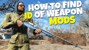 Fallout 4 - How to find ID and Spawn Modded Weapons That You Download!