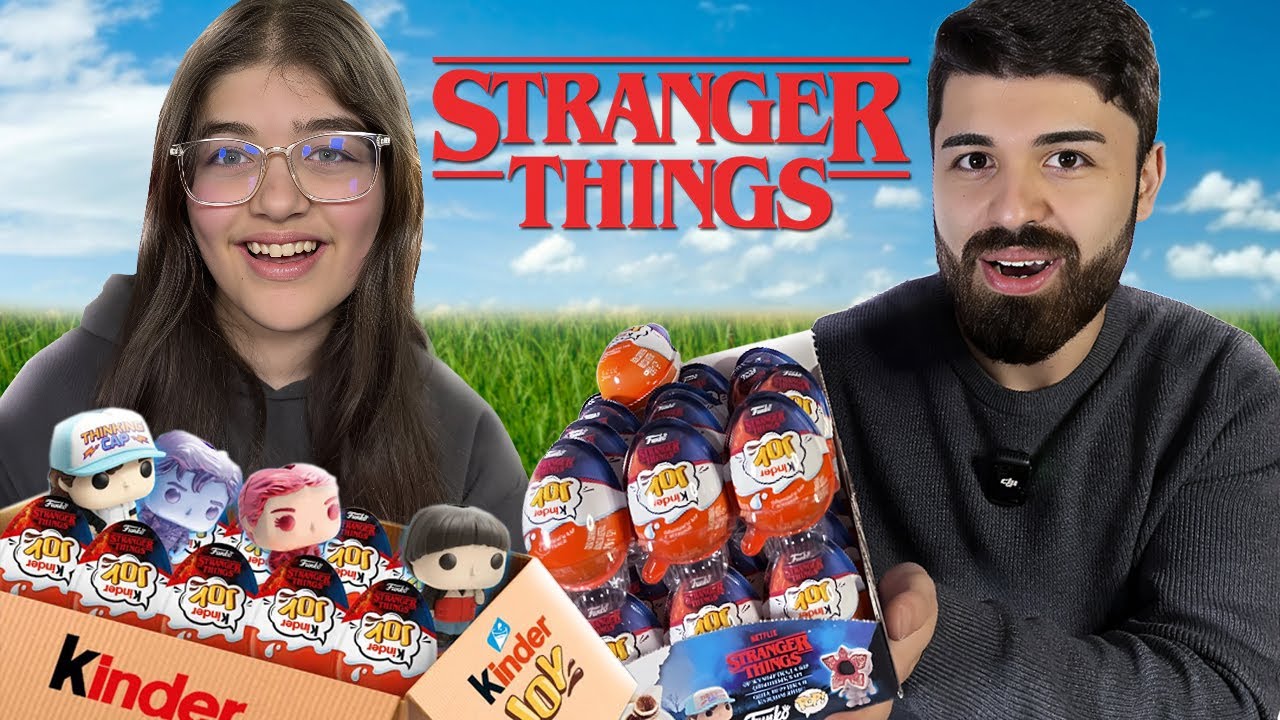 ვხსნით 50x Stranger Things Kinder Joy -ს კვერცხებს ანამარიასთან ერთად!