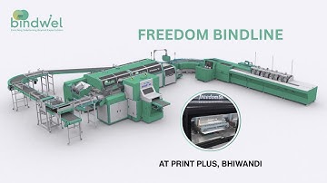 Bindwel Bindline at Print Plus | 100% Inline Book Production – Up to 5000 Books per Hour
