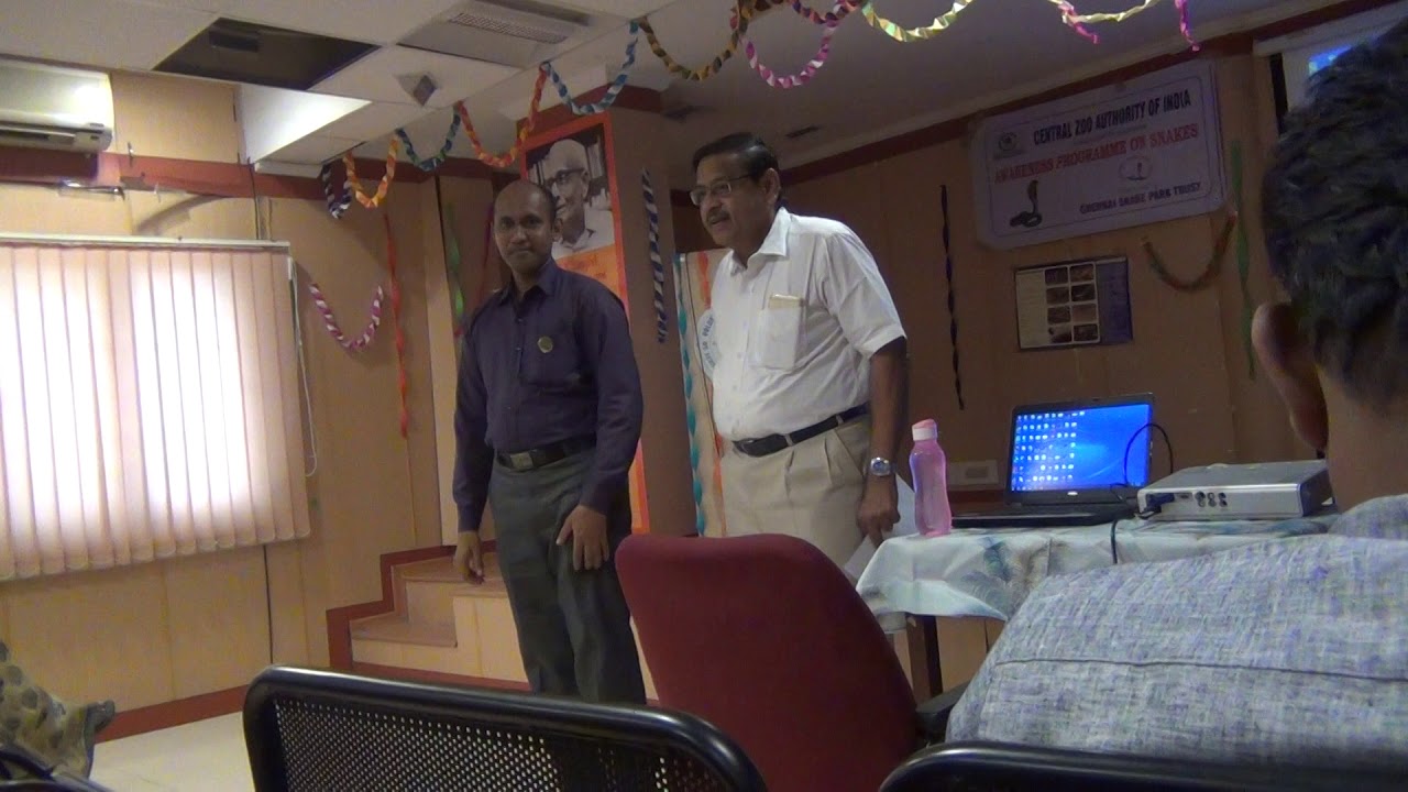 The Snakes of India and the treatment of snakebite in VHS Hospitals 20th August 2019 PART-7