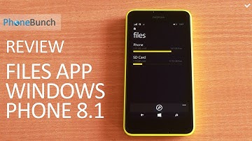 Files App Review for Windows Phone 8.1