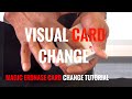 VISUAL CARD CHANGE Erdnase Color Change TUTORIAL Part2