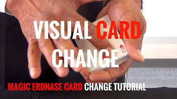 VISUAL CARD CHANGE Erdnase Color Change TUTORIAL Part2
