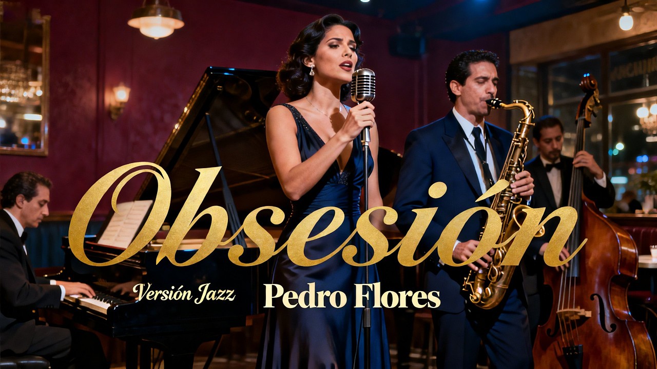 Obsesión – Pedro Flores | Cover Bolero Jazz | Jazz Latino y Música Romántica