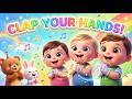 Clap Your Hands Action Song | Action Songs for Children | Toddler Rhymes