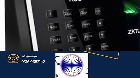 Connection of Electric/Magnetic lock with Zkteco K50 Time Attendance machine Detail video