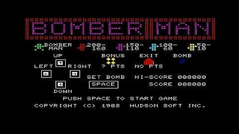 UniCMT loading Bomberman game in few seconds on SHARP MZ-700