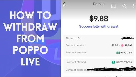 How to Withdraw from Poppo Live: My Withdrawal Proof. #poppolive