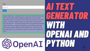 Build a Text Generator with OpenAI GPT and Python