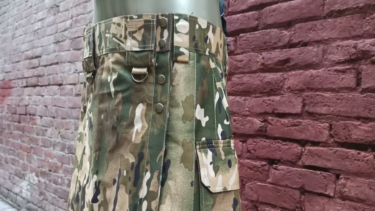 Multicam Tactical Kilt by Wholesale Kilts | Camouflage Tactical Kilt Supply| Custom Made Kilts