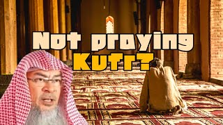 According to concensus, if a person stops praying (even a single prayer) is he kafir assim al hakeem
