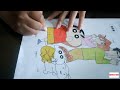 Color The Picture Depicting The Funny And Cute Moments Of Shin's Family 8 - Carousel Dreams