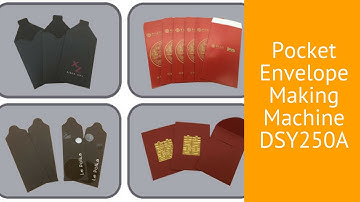 Pocket Envelope Making Machine DSY250A review for chopsticks