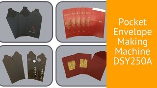 Pocket Envelope Making Machine DSY250A review for chopsticks