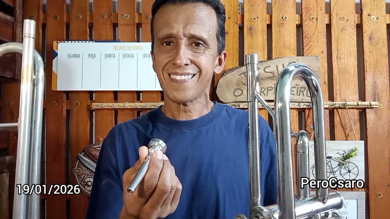 Primeiros exercícios para o trompete.