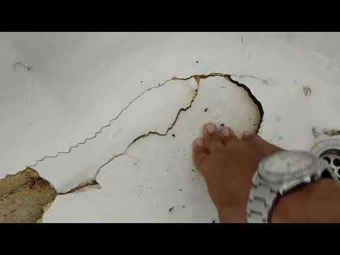 وفر لاتغير ولا تكسر لو عندك بانيو مكسور أو مشروخ يرجع جديد تانى