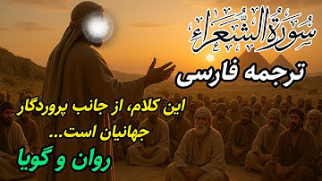 دعوتی که تکرار شد... اما گوش ندادند..ترجمه فارسی سوره شعراء .روان ، ساده و جذاب