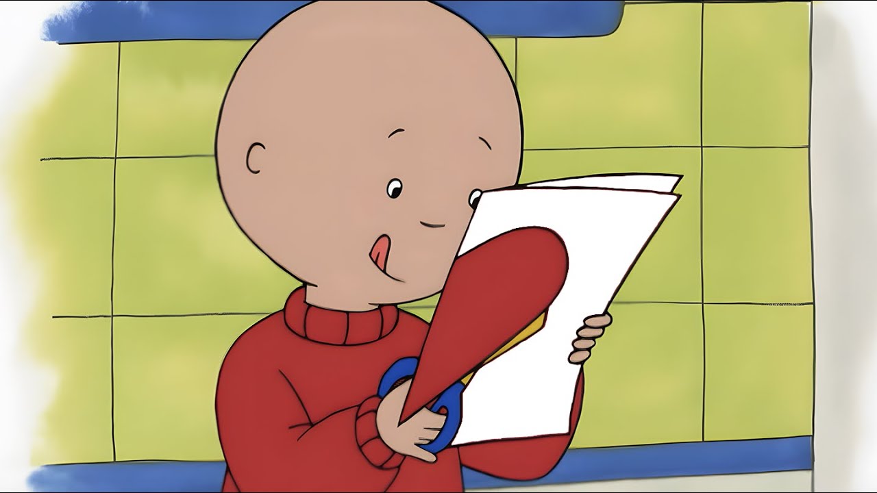 DIY Valentine's Day Ideas | Caillou Cartoon