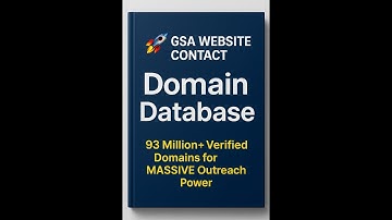 GSA WEBSITE CONTACT Domain Database|93 Million+ Verified Domains for MASSIVE Outreach Power