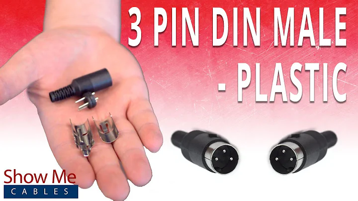 How To Install The 3 Pin DIN Male Solder Connector - Plastic