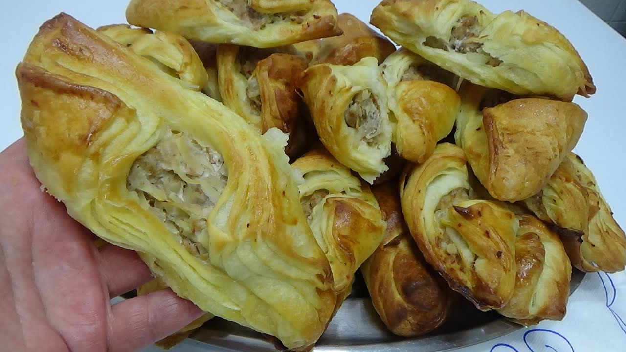 Otvorene-ŠLIC KIFLE-Sa mesom i krompirom!Bez stasavanja i motanja!Zaboravite stare i zamorne recepte