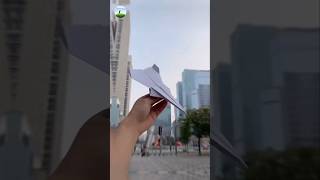 Cloud-Piercing MachineCloud-piercing paper airplane, soaring to the sky, flying #shorts