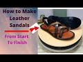 How to Make   Leather Sandals