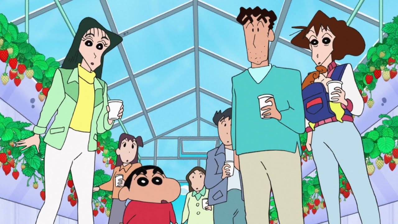 クレヨンしんちゃん | いちご狩りなのに…なぜか全員ドン引き！？