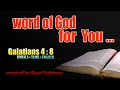 The Bible Words Galatians 4 : 8 - Sinhala+Tamil+English - Word of God - ...