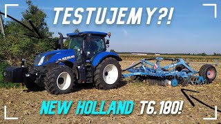 Ciągnik na testy  New Holland T6.180 DynamicCommand [vlog148]