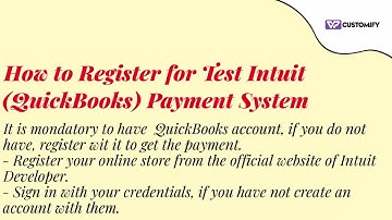 How to Integrate Intuit Payment Gateway & Setup Intuit E check