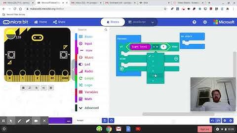 Light sensor Micro:bit
