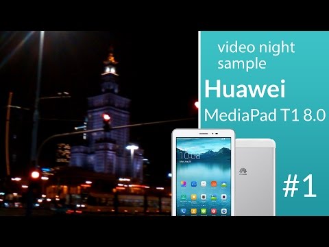 Huawei MediaPad T1 8.0 camera test: night video 1 (720p)