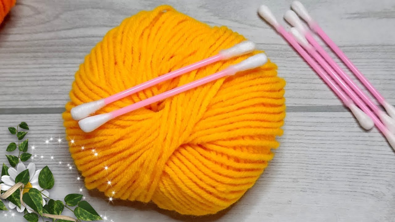 Awesome Yarn Flower Making Ideas Easy sewing tip YouTube
