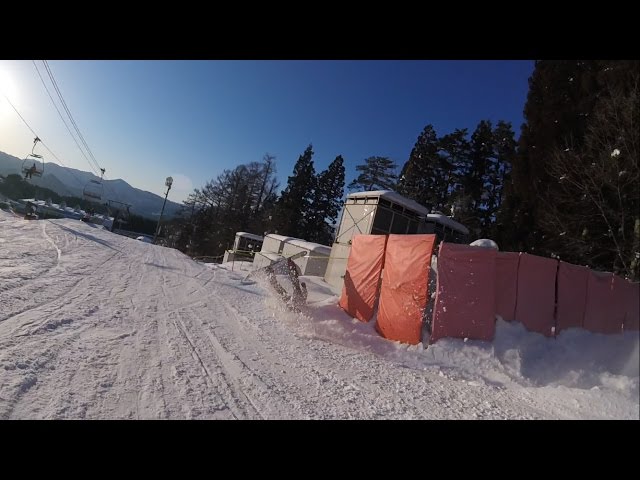 〈スノーボード〉話題のワシトピア!! 鷲が岳&ホワイトピアでグラトリ地形遊びしてきました!!