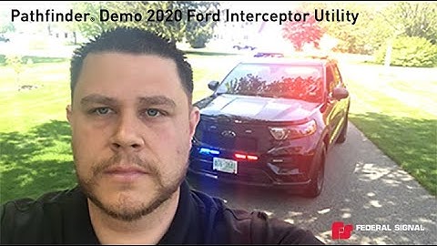 Pathfinder® Demo: 2020 Ford Interceptor Utility