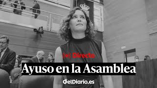 🔴 DIRECTO | Sesión plenaria en la ASAMBLEA DE MADRID