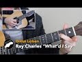 Ray Charles "What'd I Say" Acoustic Guitar Lesson