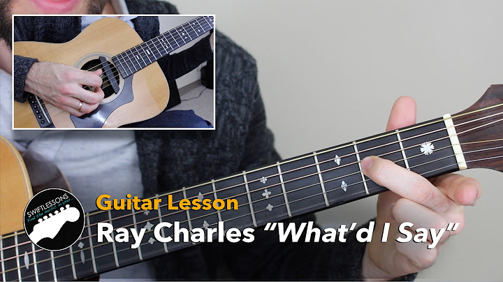 What'd I Say Acoustic version - Acoustic performance video thumbnail