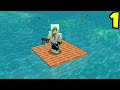 Minecraft, but I Am Trapped on a Raft (I Have to Fish for Resources)