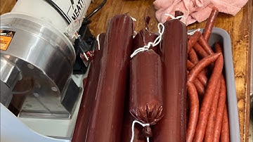 Making summer sausage and snack sticks- Get the Meat🦌🥩