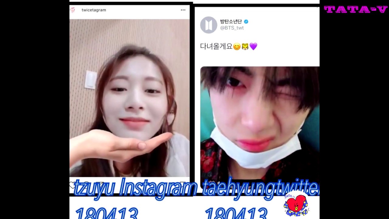 Bts V & Twice Tzuyu is  REAL part 2