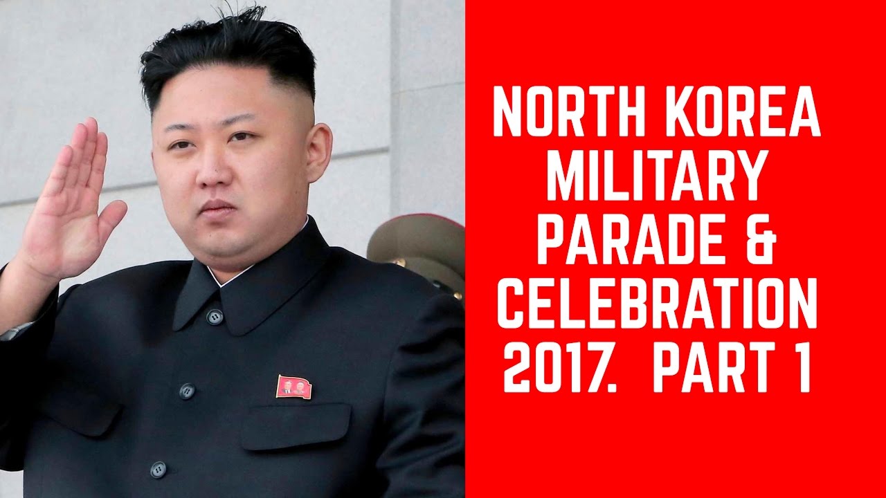 NORTH KOREA MILITARY PARADE & CELEBRATION 2017 SHOTS FROM ANOTHER ANGLE. KIM JONG vs TRUMP